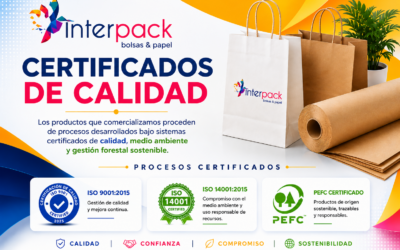 CERTIFICADOS DE CALIDAD EN LOS PROCESOS ASOCIADOS A LOS PRODUCTOS DE INTERPACK